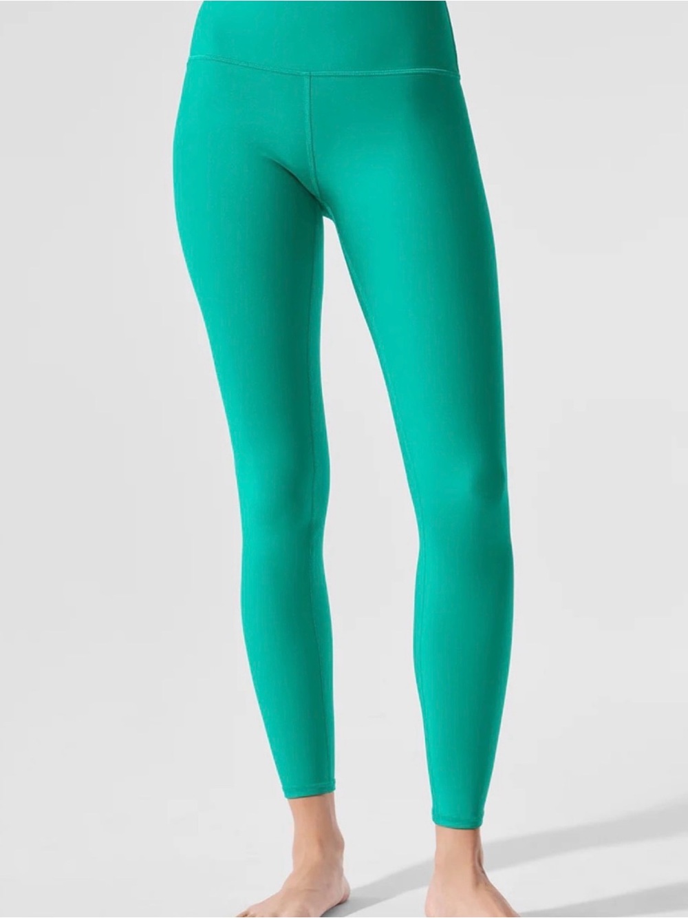 Alo High-Rise Teal Leggings - Women's Activewear